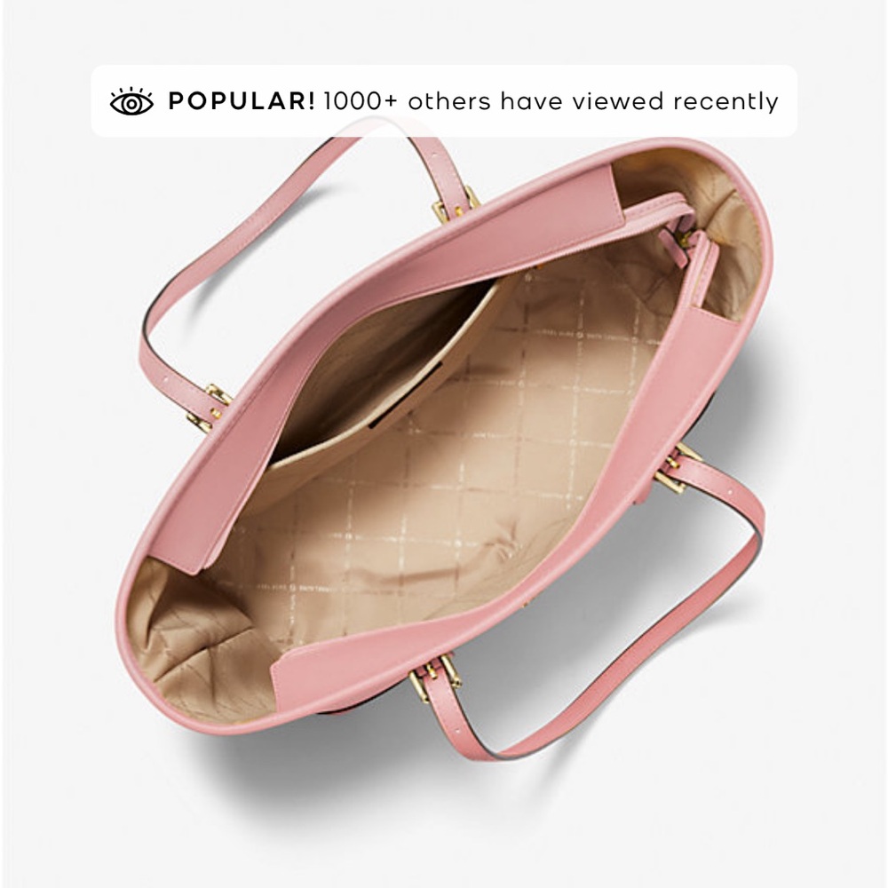 NWT Michael Kors Soft Pink Tote - Picture 2 of 5